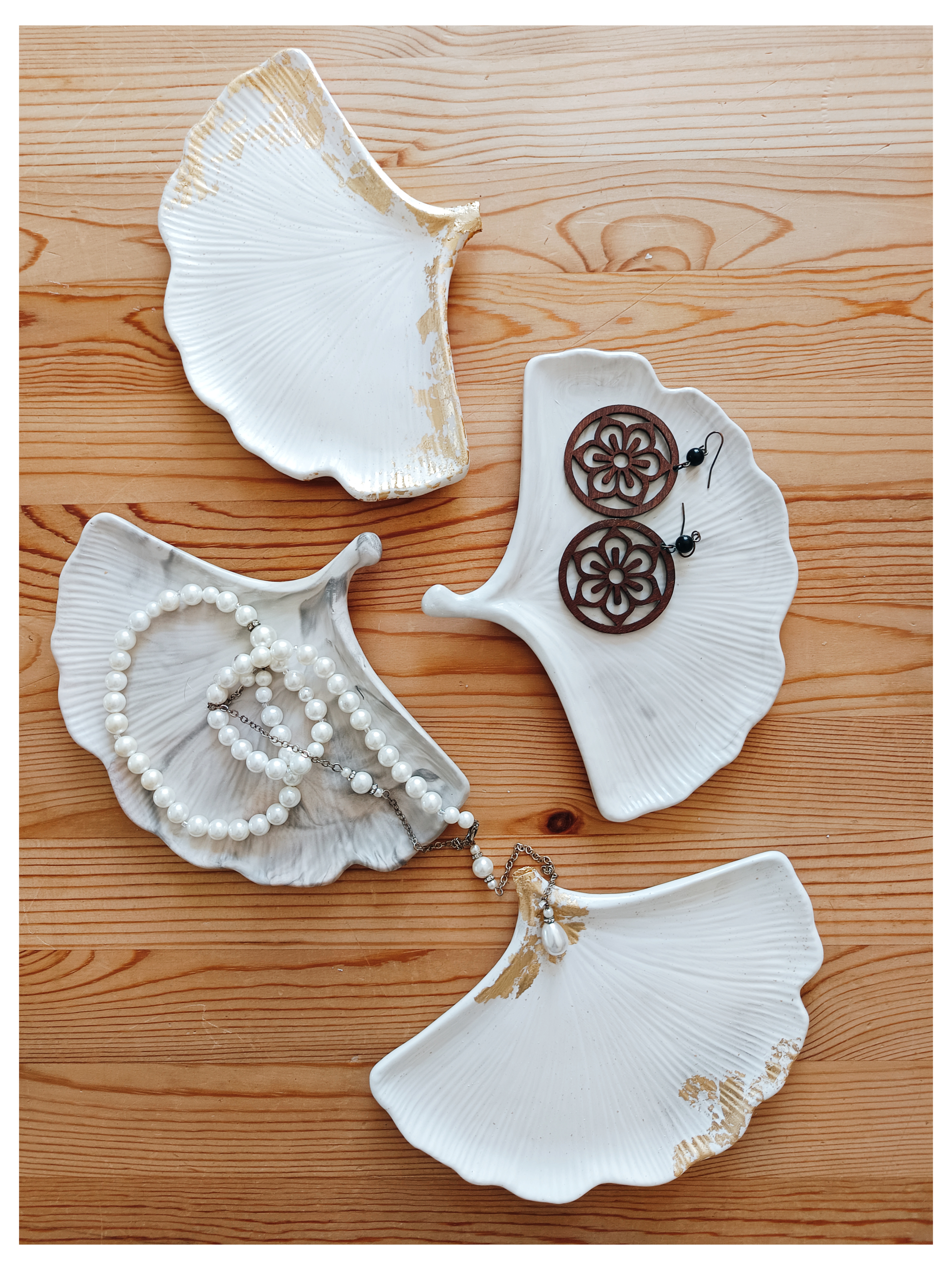 Keramikschale Ginkgo