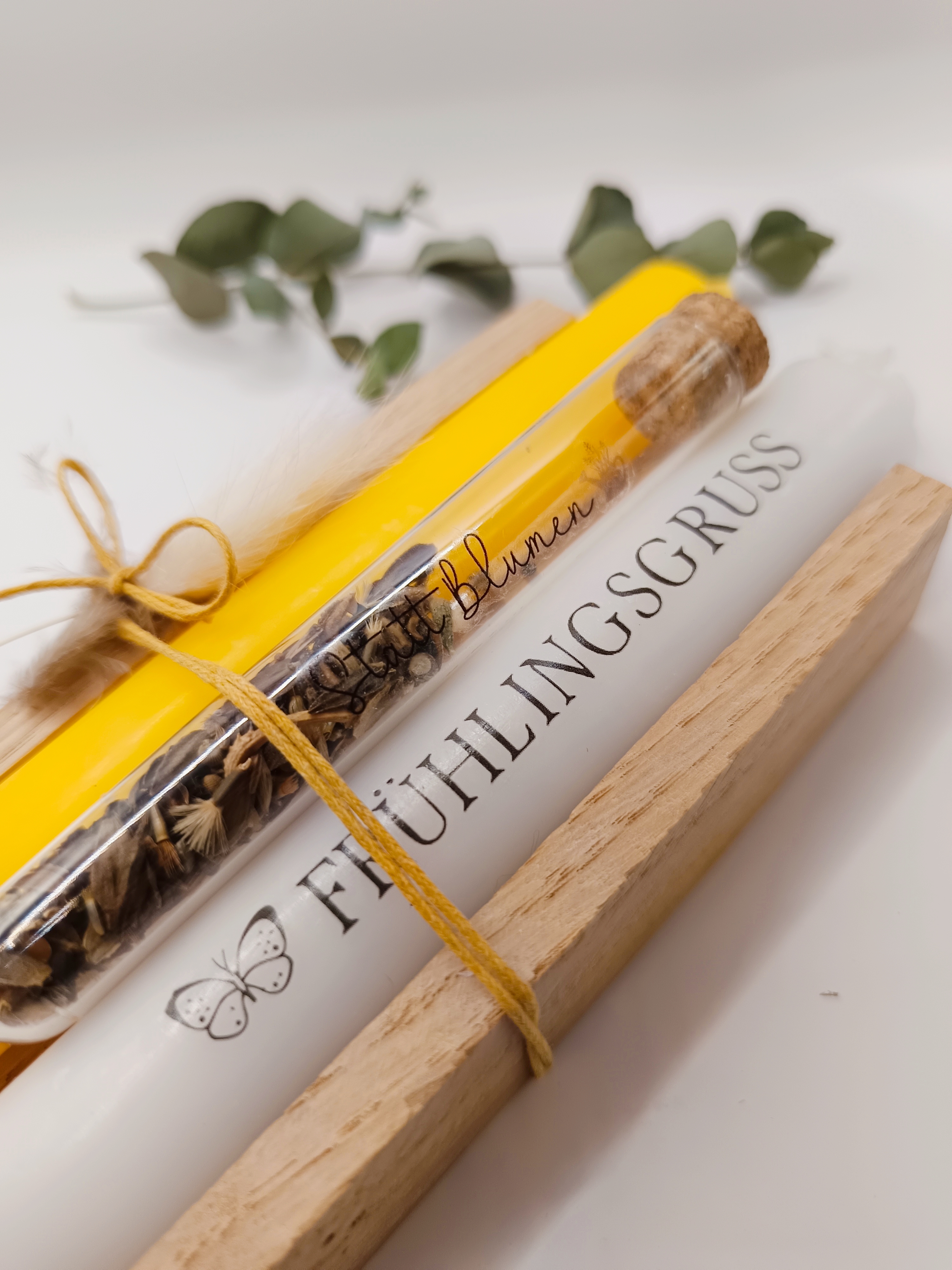 Kerzen-Geschenkset, Frühlingsgruß 