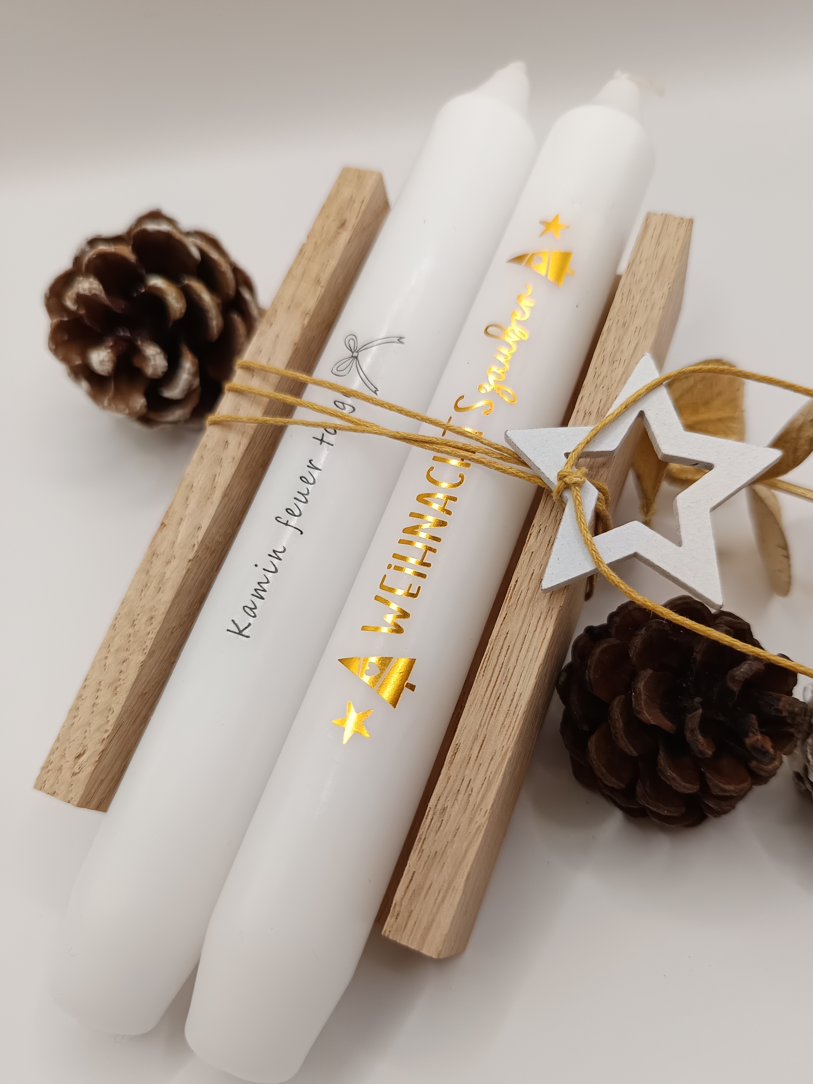 Geschenkset Weihnachtskerzen SKORSTEN