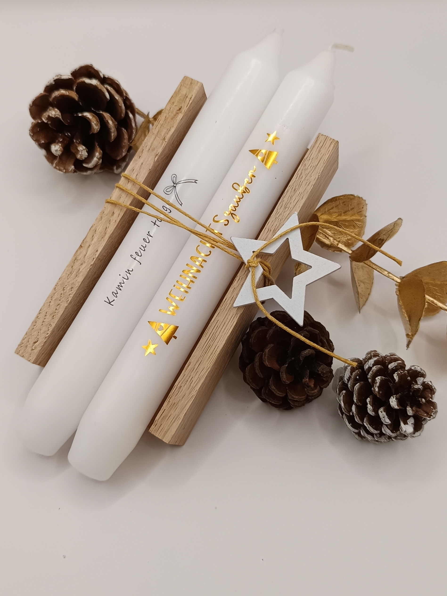 Geschenkset Weihnachtskerzen SKORSTEN