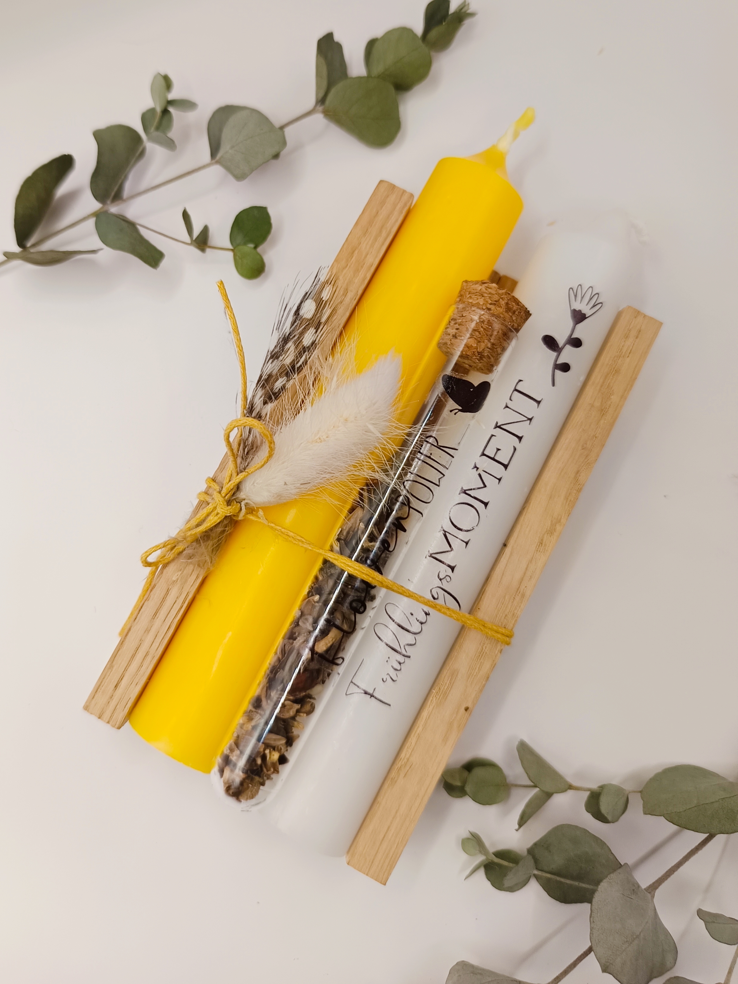 Kerzen-Geschenkset, Frühlingsmoment