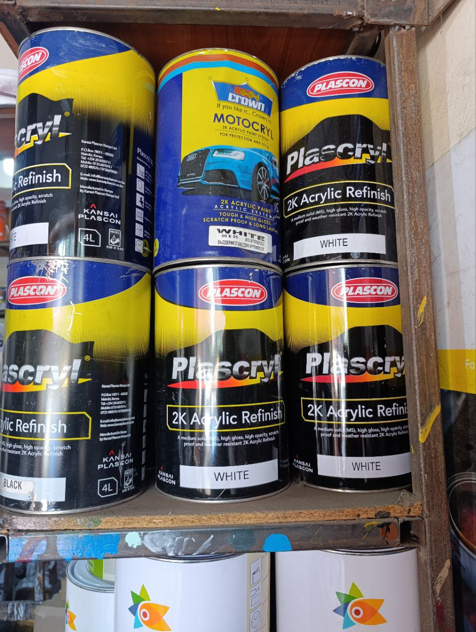 Plascryl 2K Acrylic Refinish Paint – High Gloss, Scratch Resistant (4L)