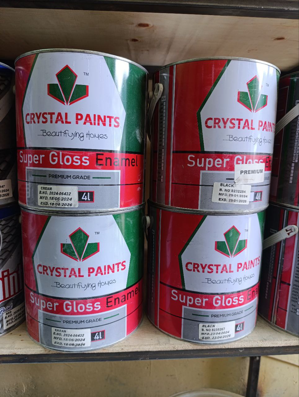 Crystal Paints Super Gloss Enamel 4L