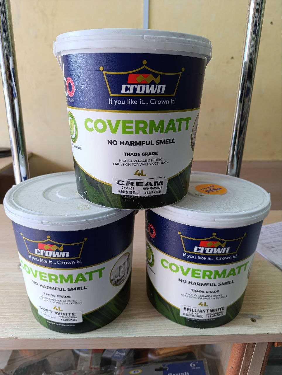 Crown Covermatt Paint