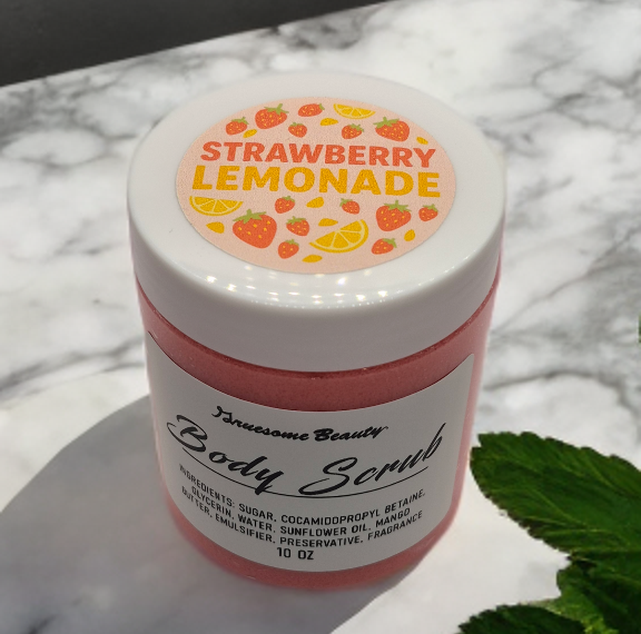 Strawberry Lemonade Scrub