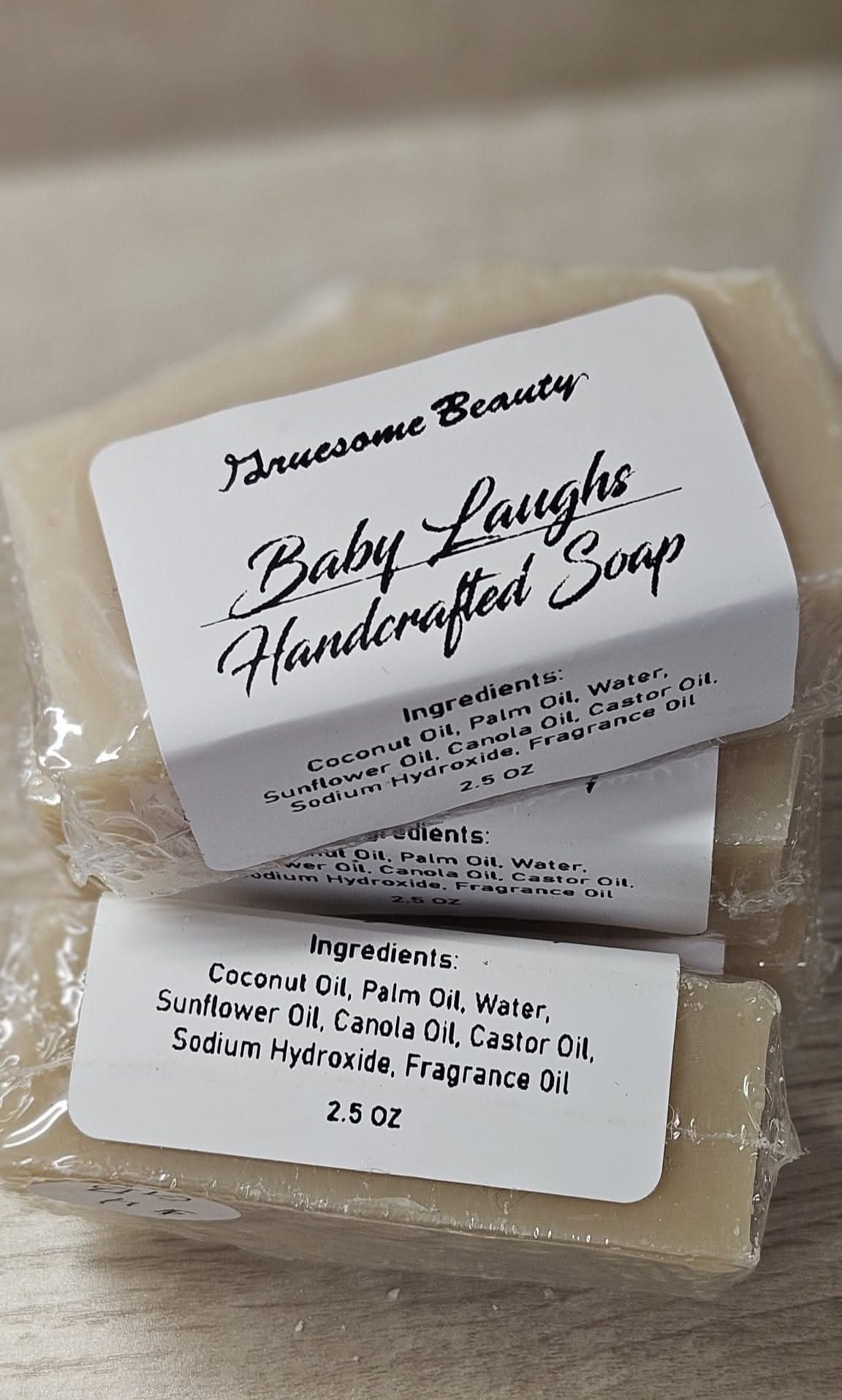 Baby Laughs Soap Bar