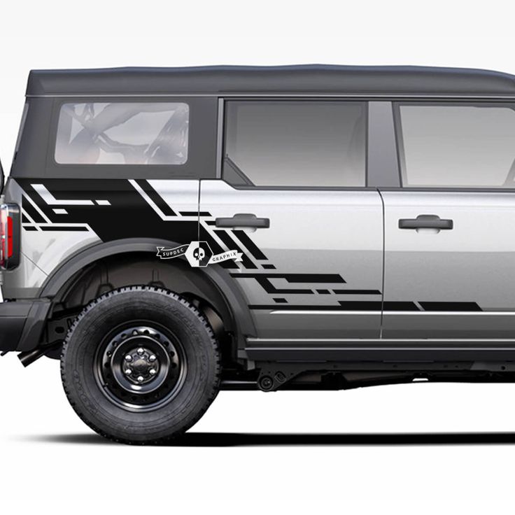 استيكر مخصص جانبين السياره