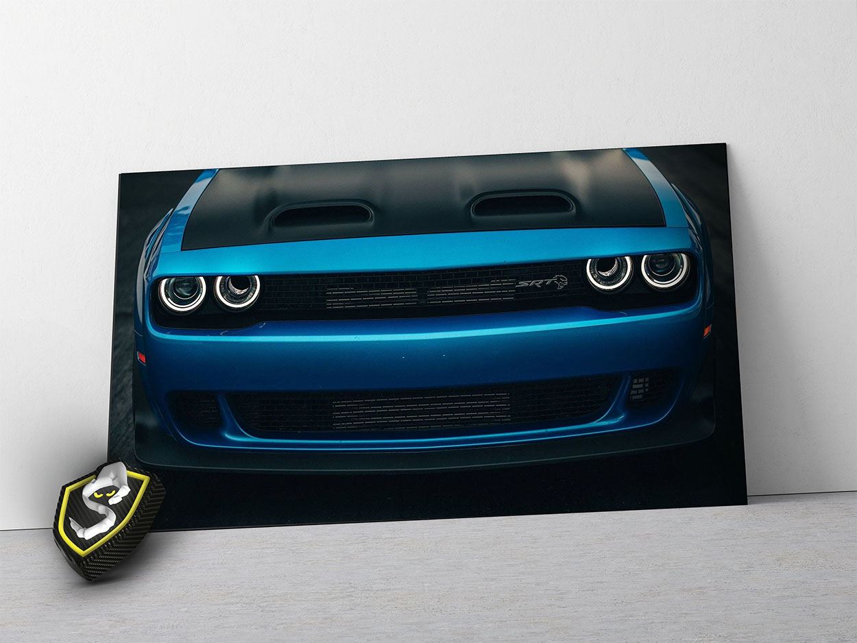 dodge challenger SLR  |  LED Frame Poster