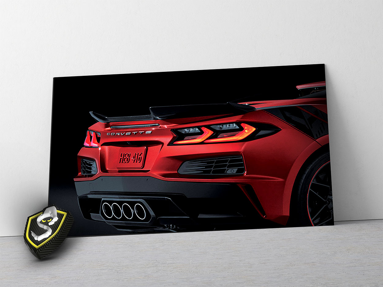 corvette ZR1  |  LED Frame Poster