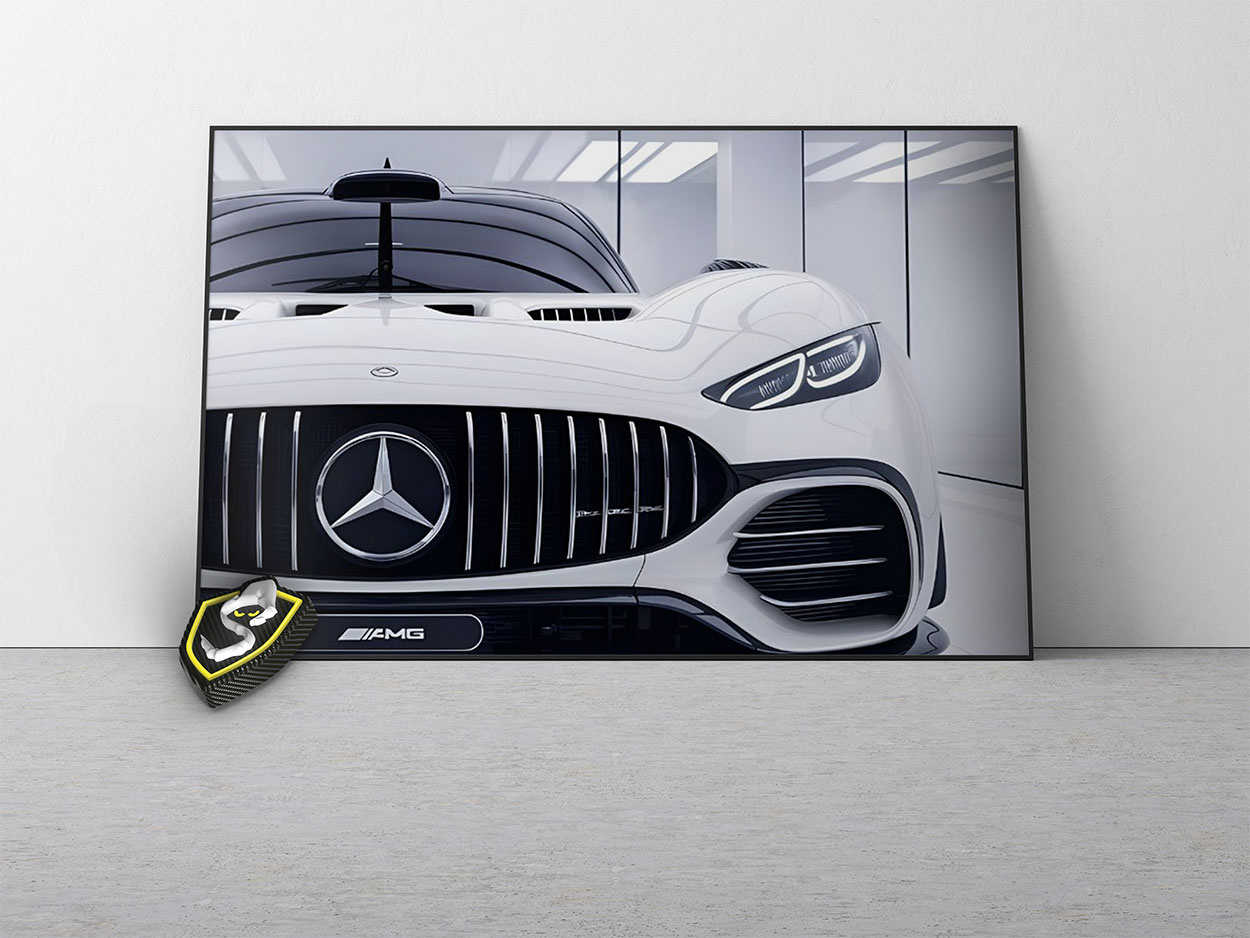 Mercedes AMG Models  |  LED Frame Poster
