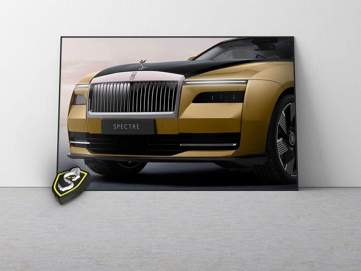 Rolls Royce Models |  LED Frame Poster