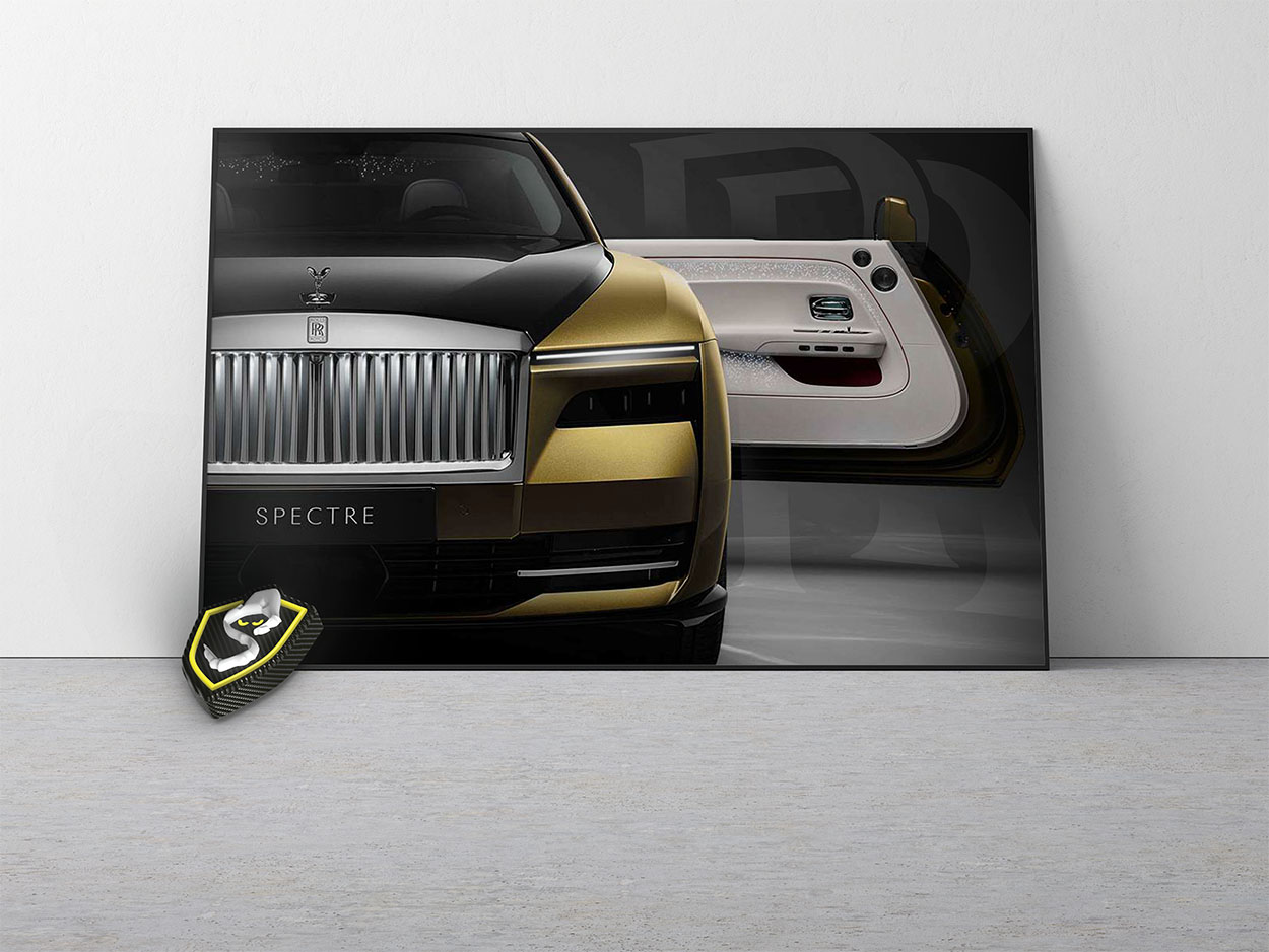 Rolls Royce Models |  LED Frame Poster