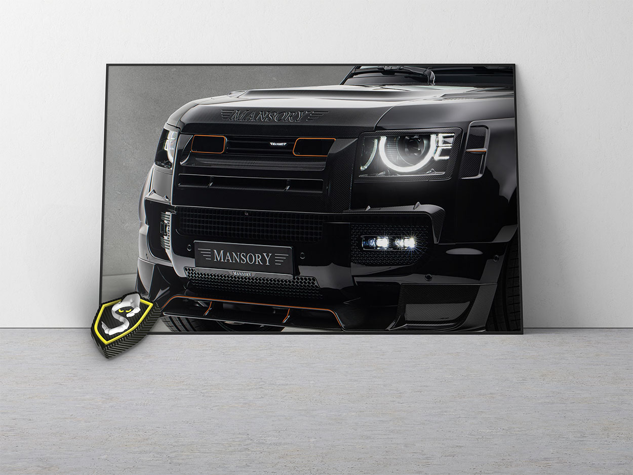 Range Rover  Models  |  LED Frame Poster