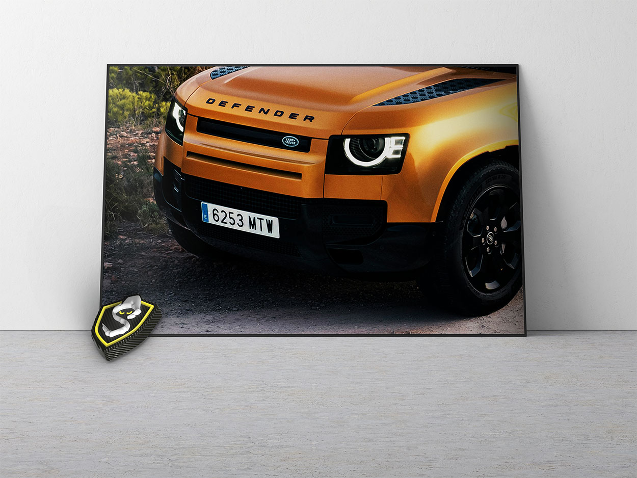 Range Rover  Models  |  LED Frame Poster