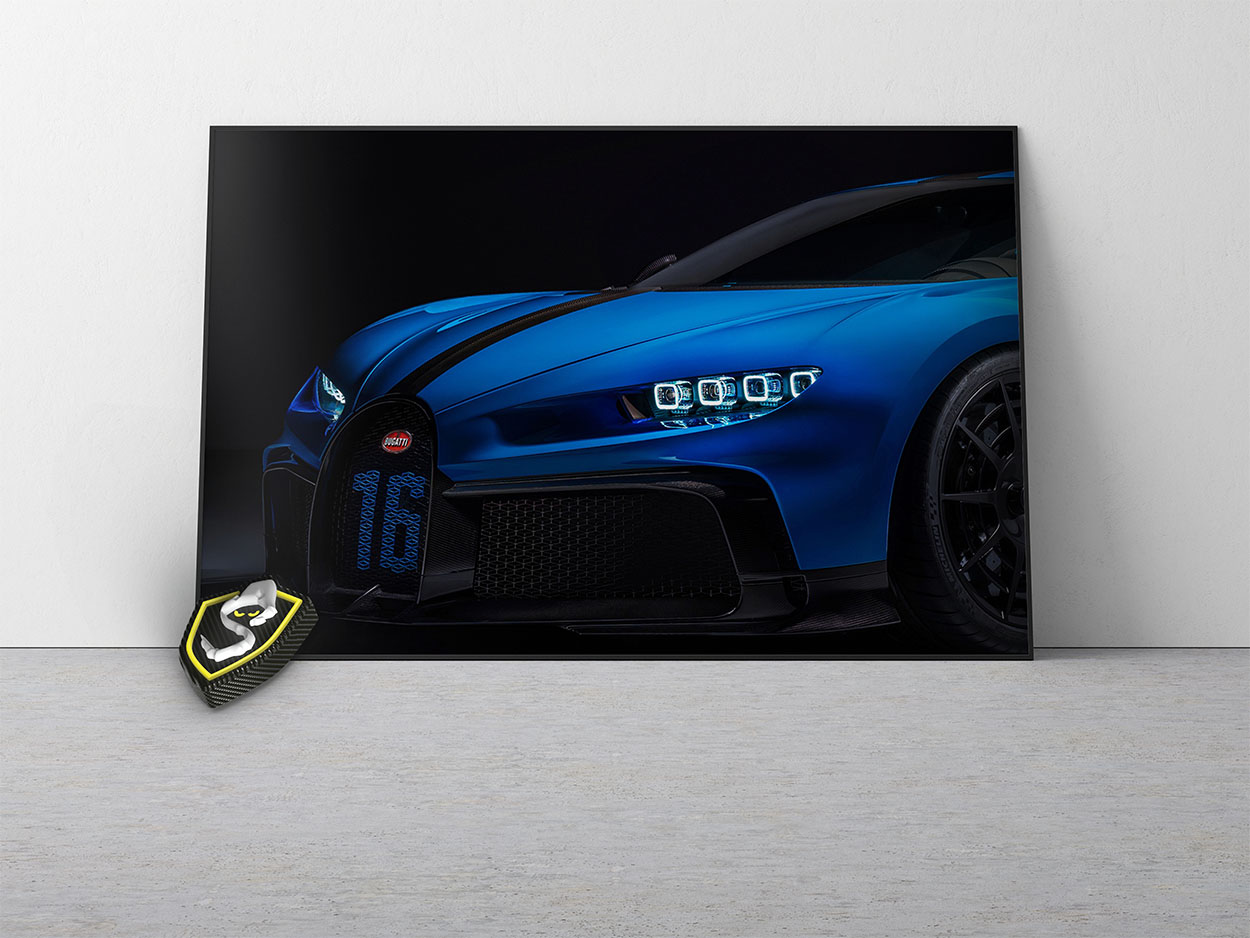 Bugatti Models  |  LED Frame Poster