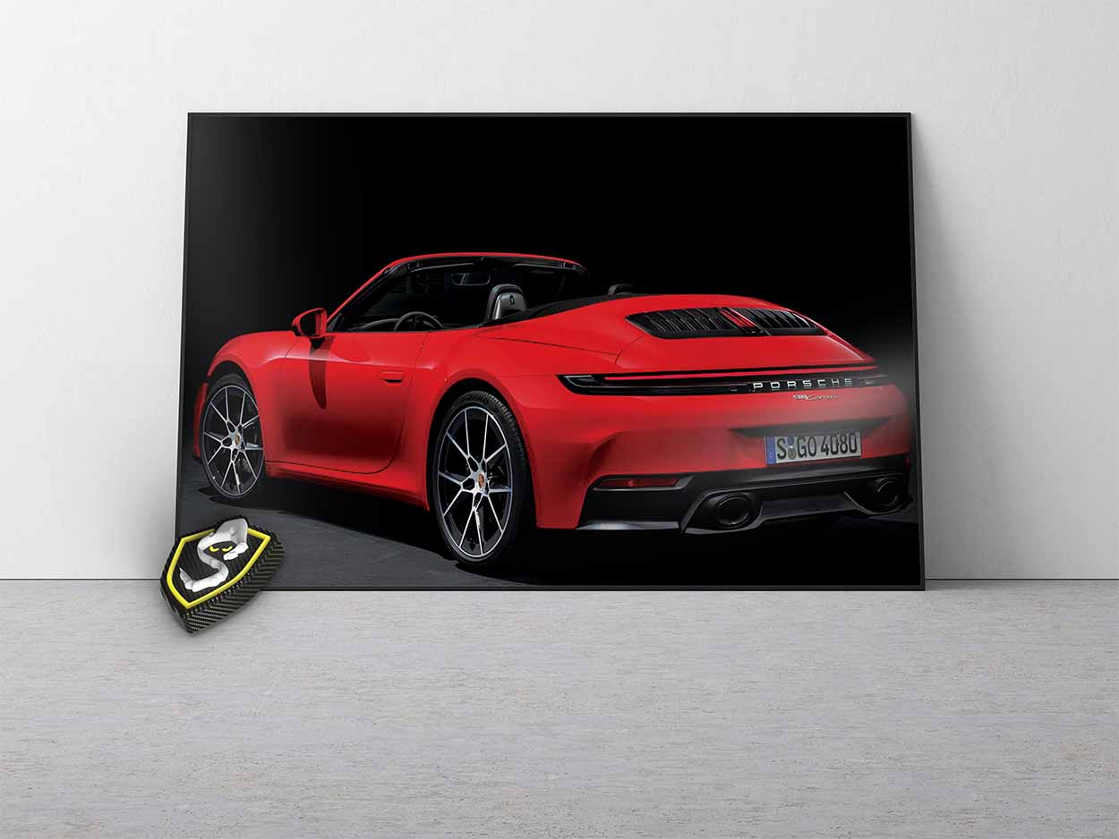 PORSCHE i Models  |  LED Frame Poster