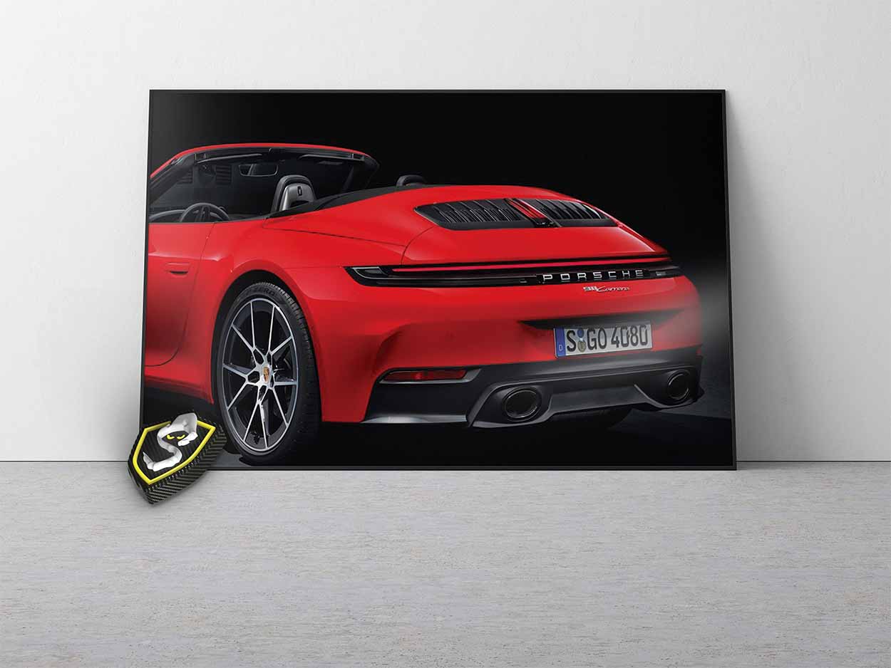 PORSCHE i Models  |  LED Frame Poster