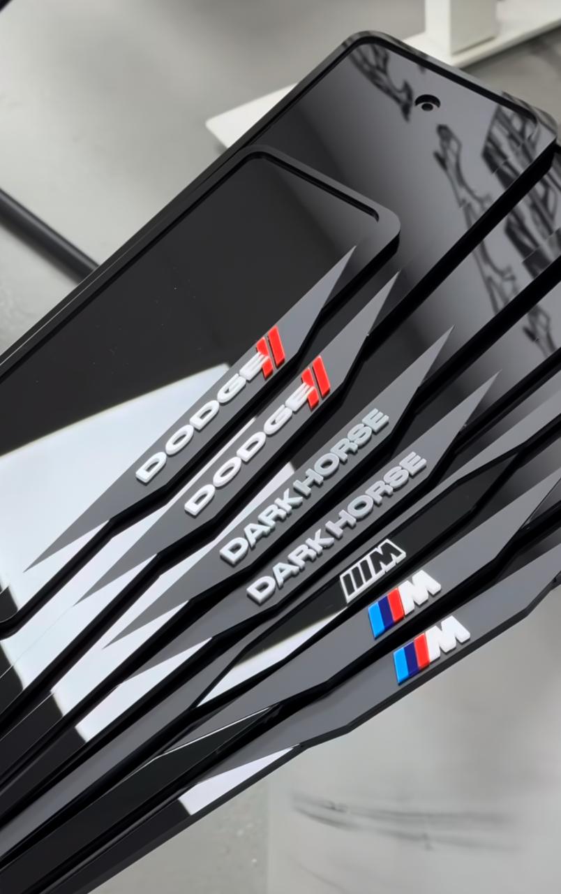  CUSTOM | License plate frames 2pc