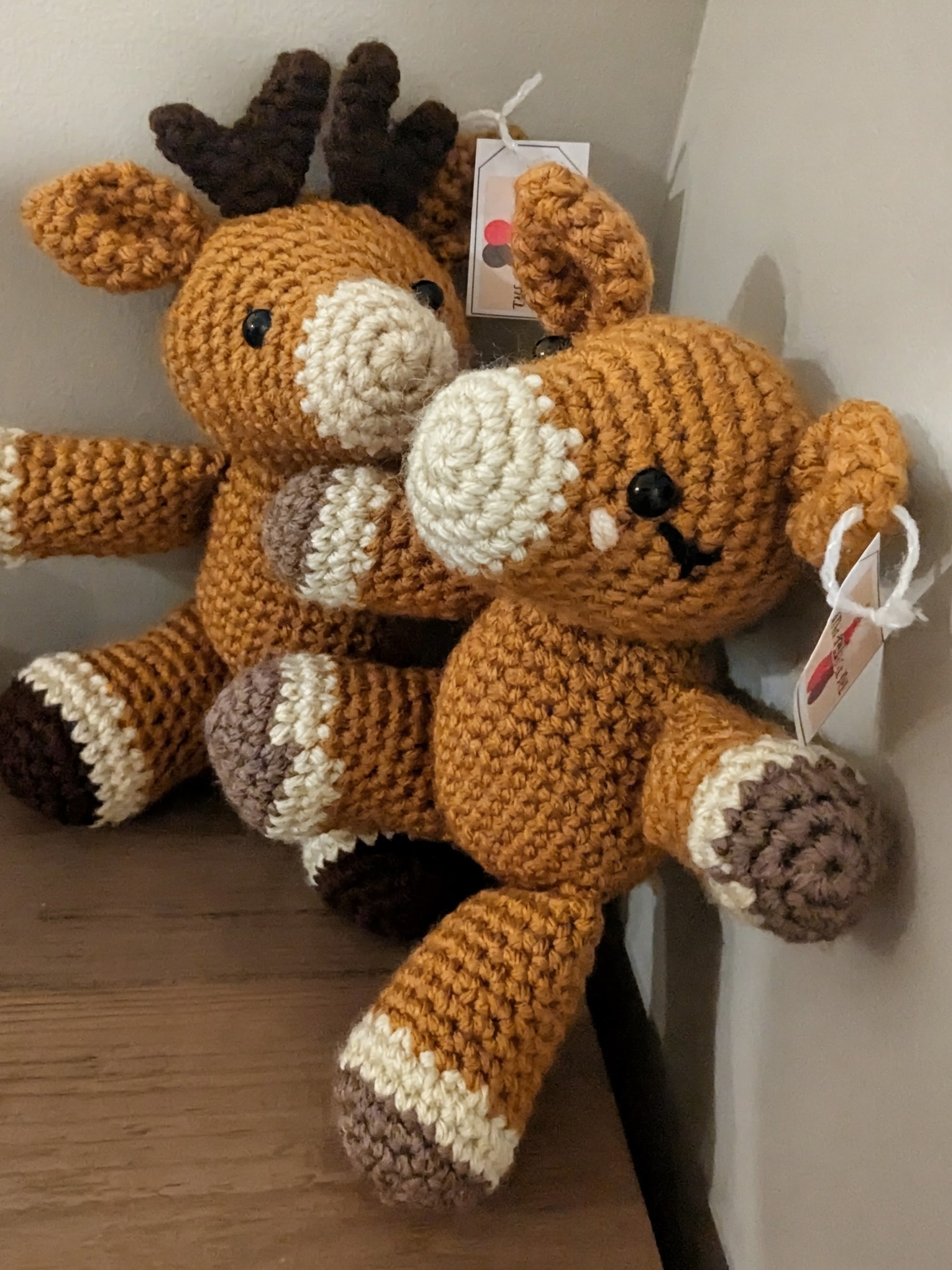 Crochet Reindeer Plush Toy