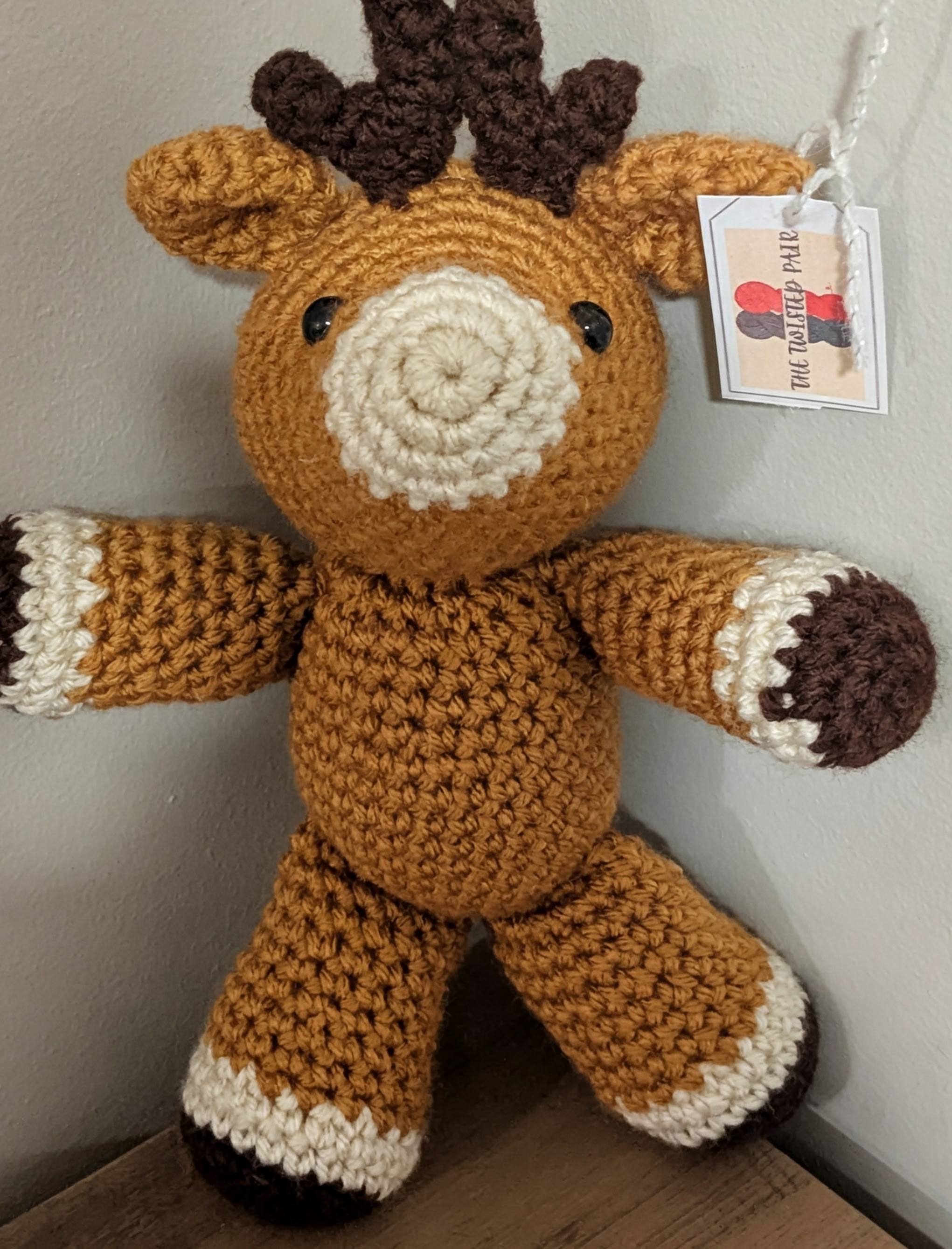 Crochet Reindeer Plush Toy