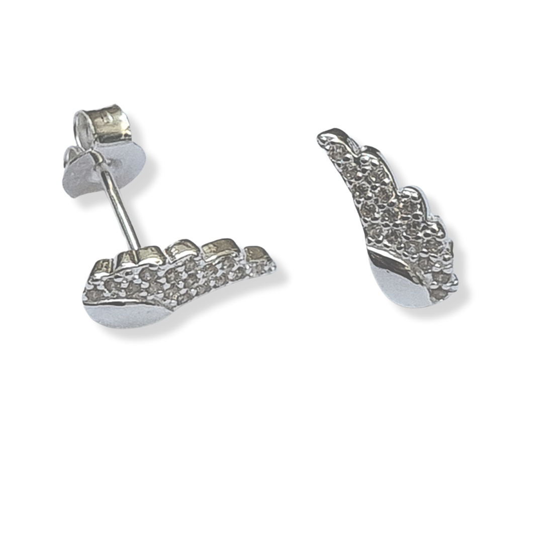 Pendientes de alas en Plata 925