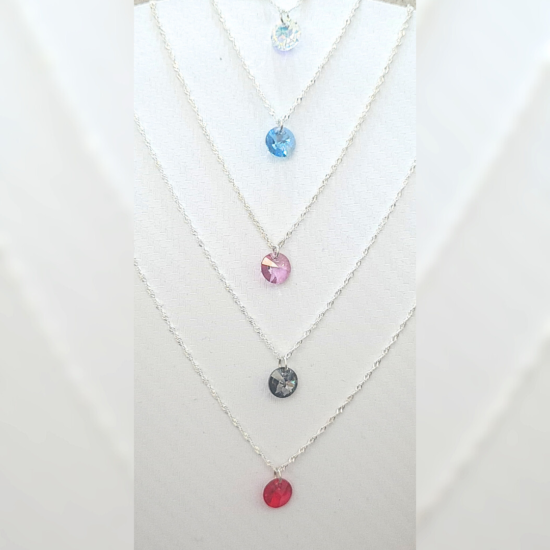 Collar de Plata 925 con cristal sw 