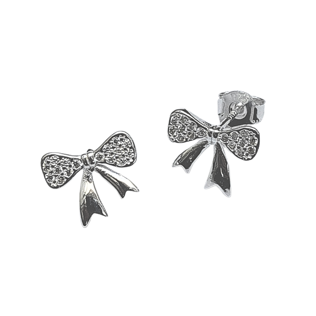 Pendientes de moño de Plata 925
