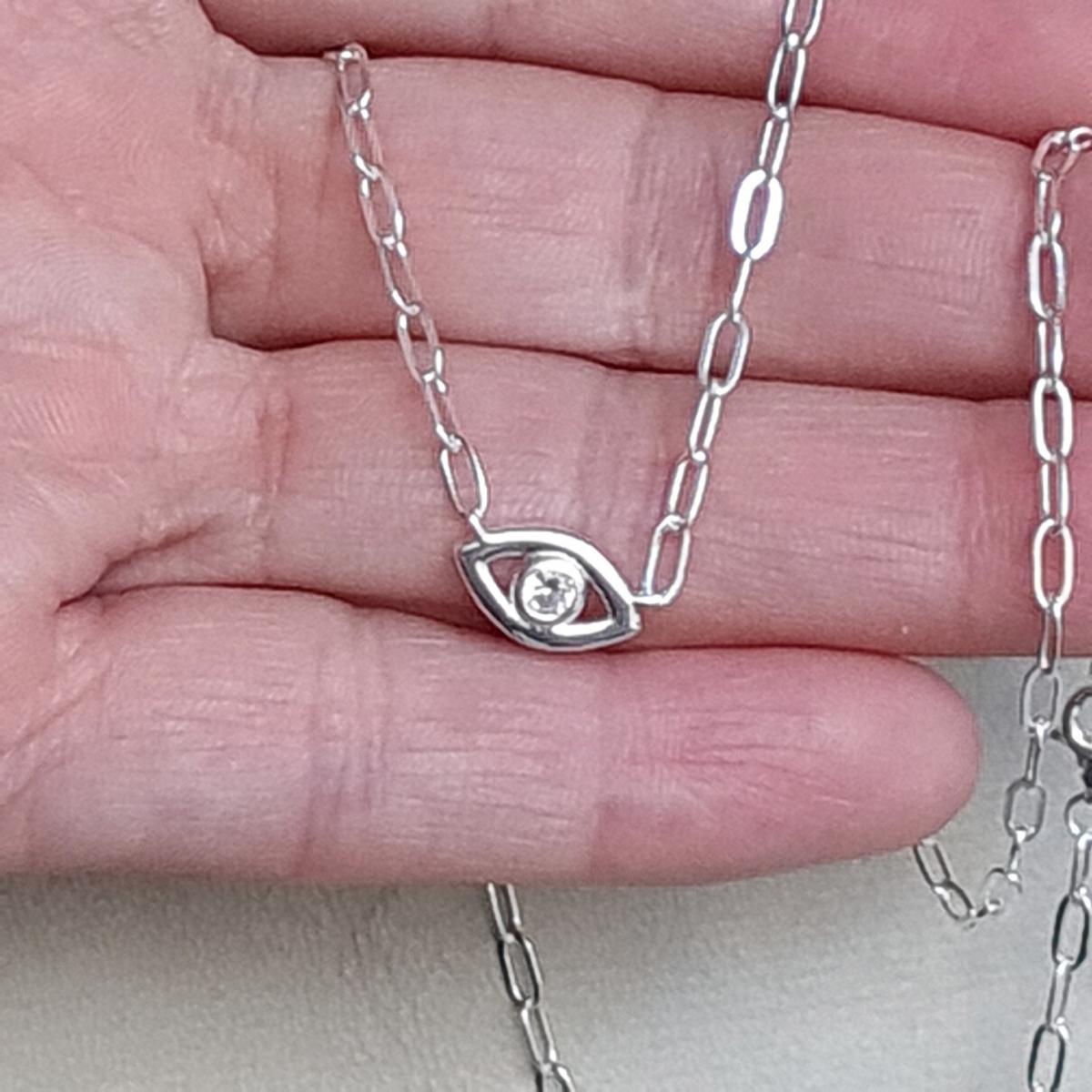 Collar de Plata 925 con ojo