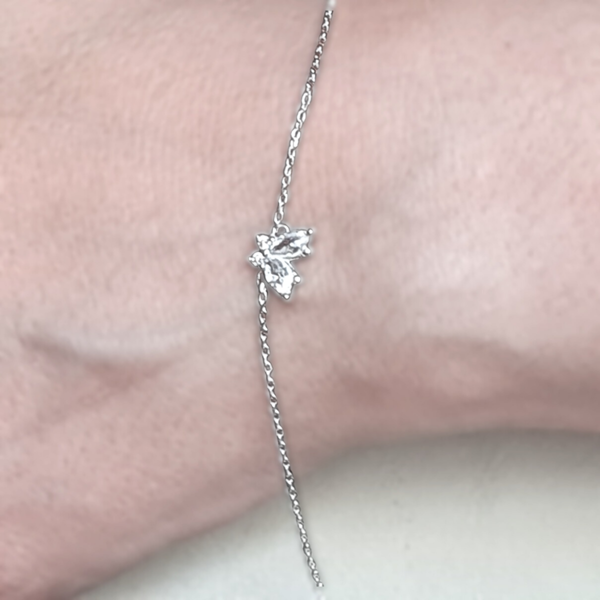 Pulsera de Plata 925 con mariposa