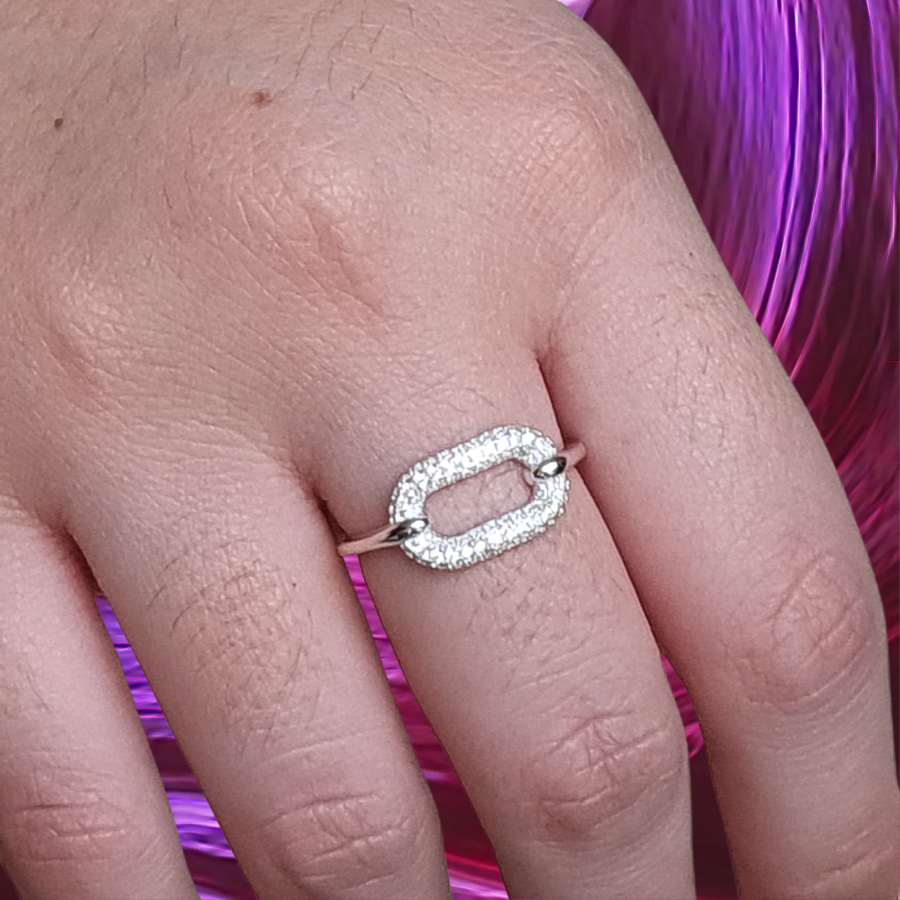Anillo de Plata 925 de eslabón