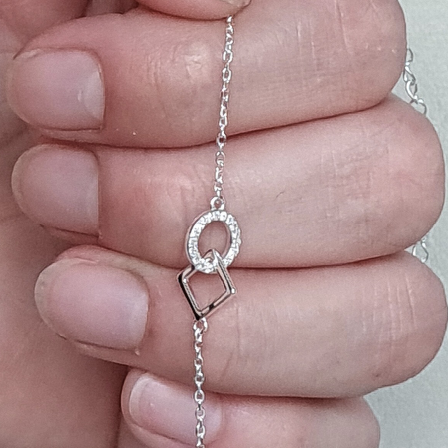 Pulsera de Plata 925 con formas