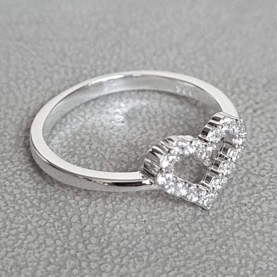 Anillo de Plata 925 con corazón