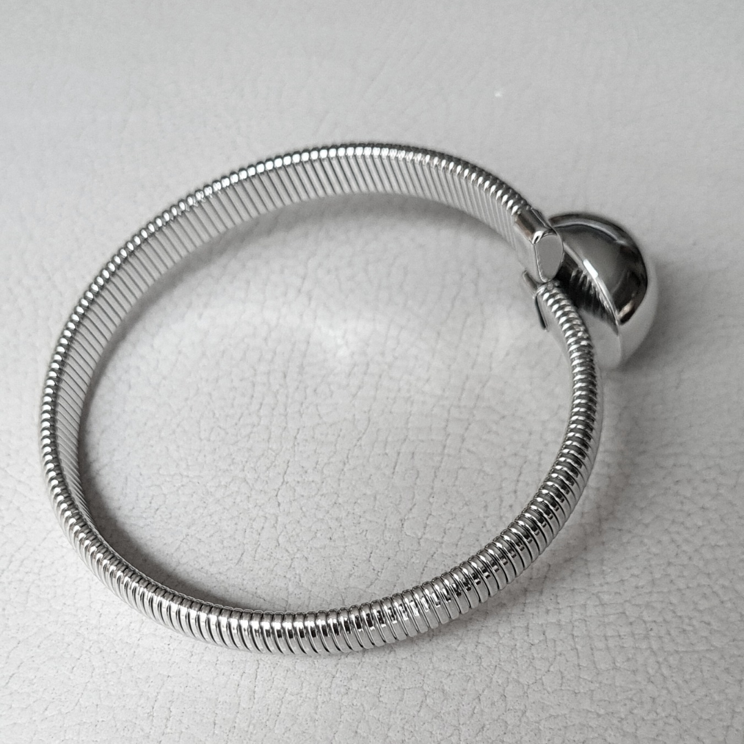 Brazalete Acero Quirúrgico Dorado