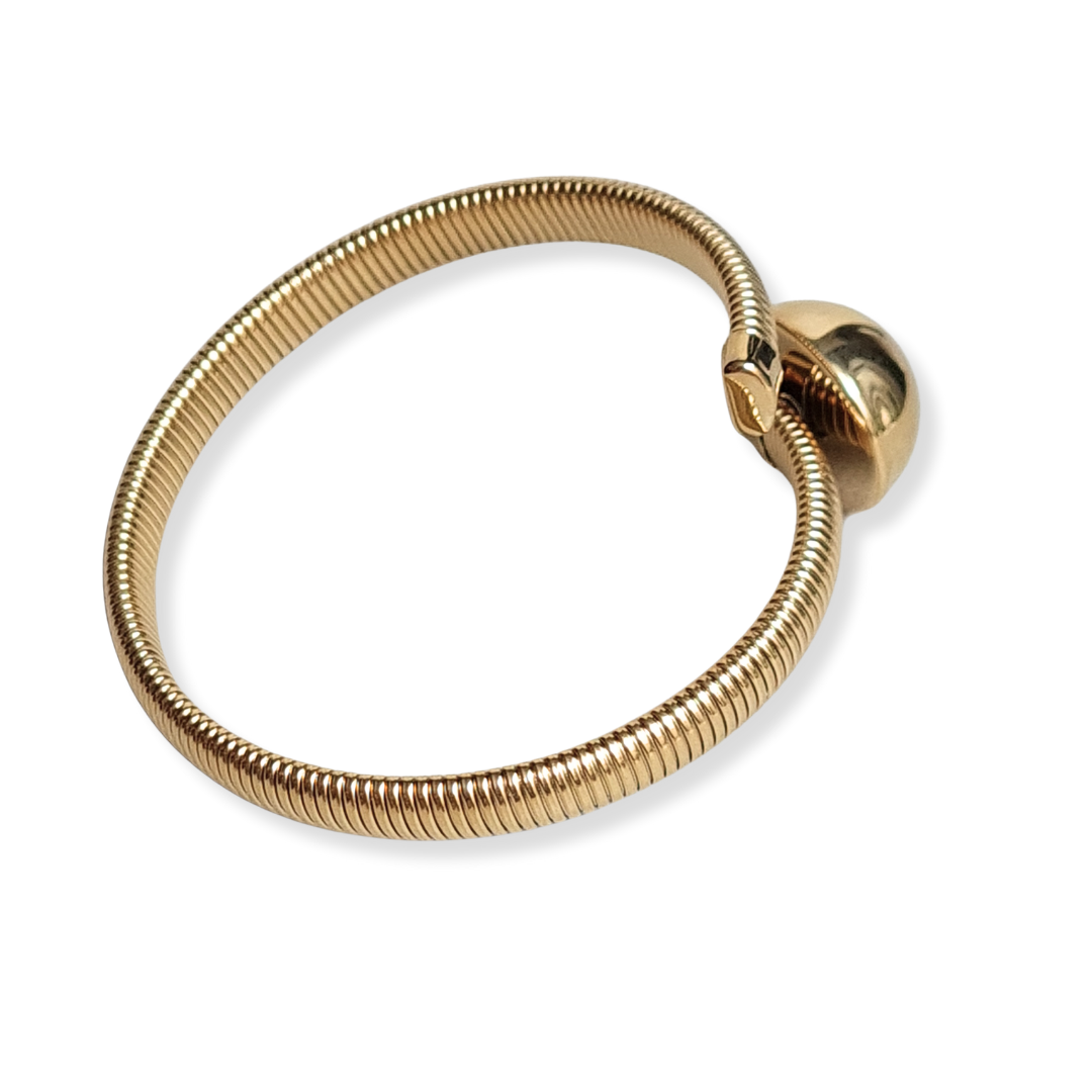 Brazalete Acero Quirúrgico Dorado