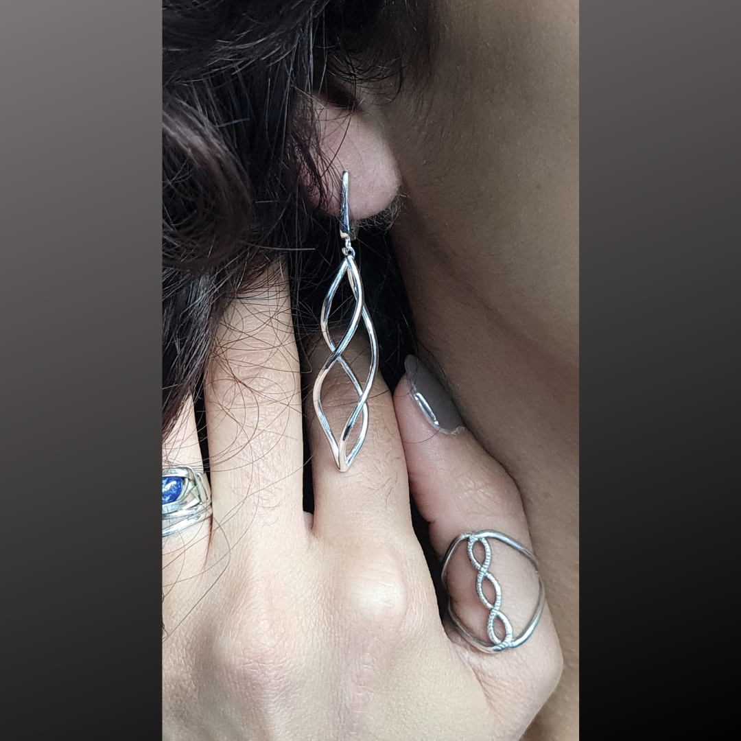 Pendientes de curvas de Plata 925