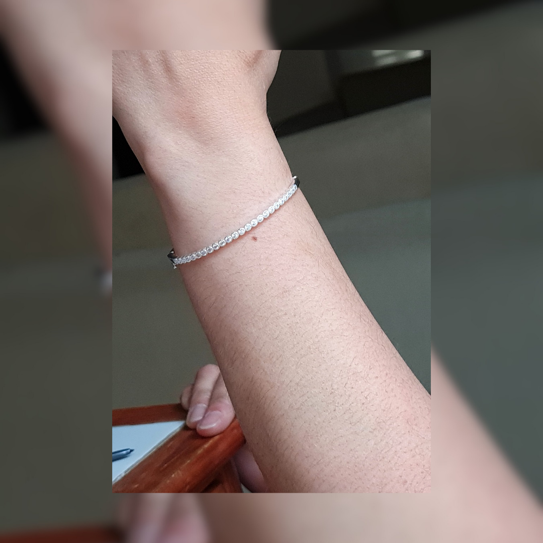 Pulsera de Plata 925 con cubics