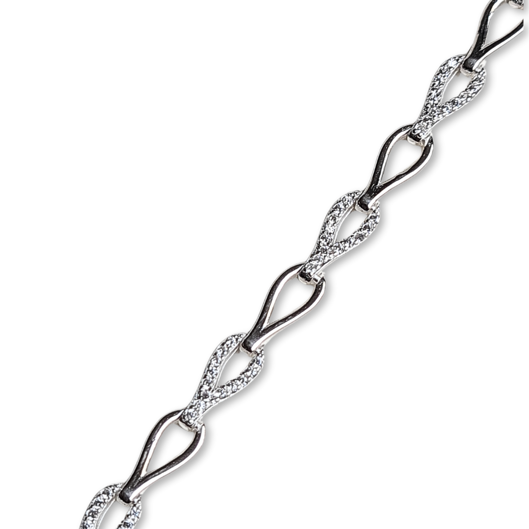 Pulsera de Plata 925 y circones