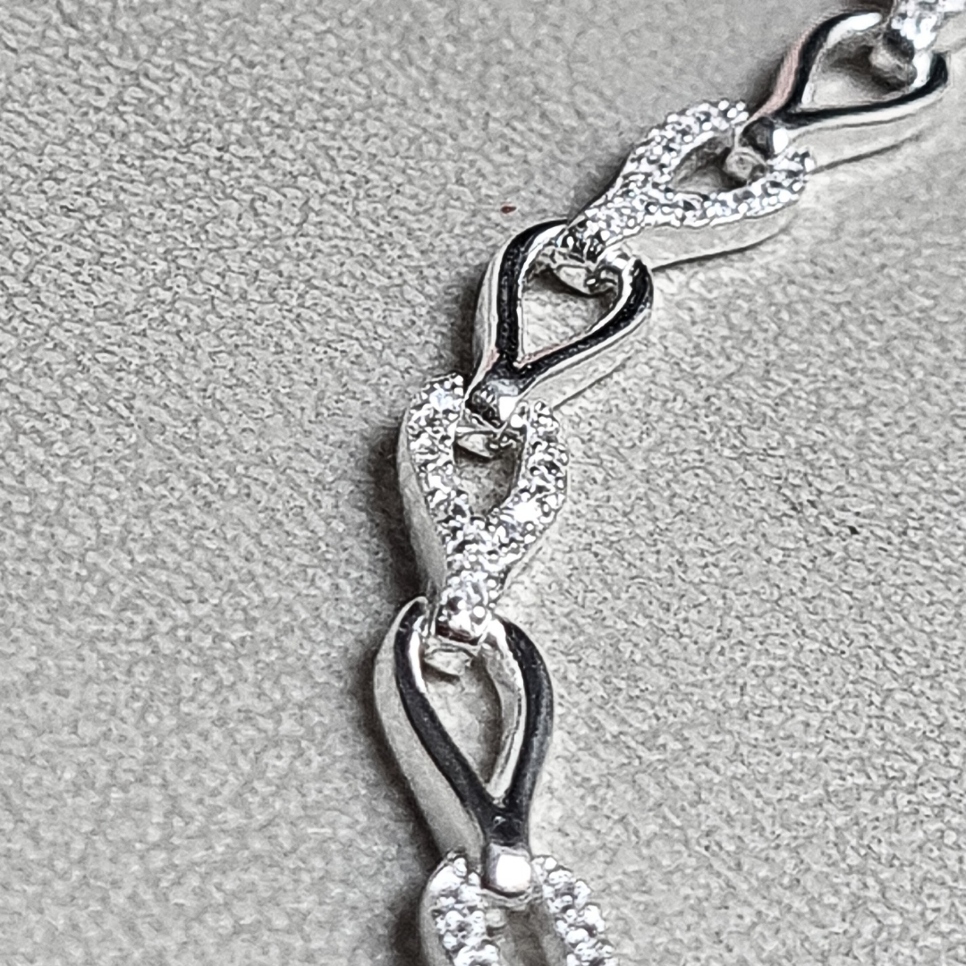 Pulsera de Plata 925 y circones