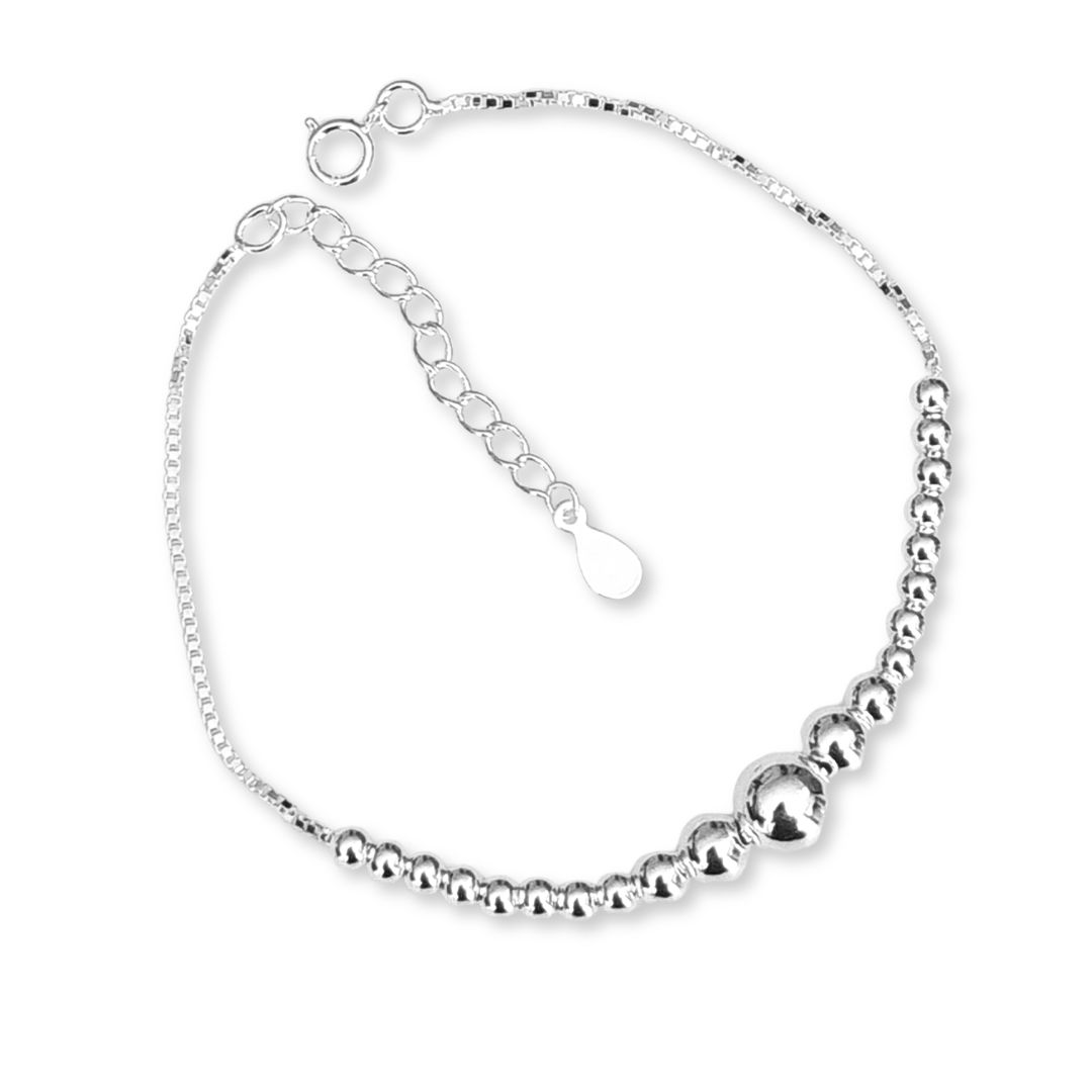 Pulsera de Plata 925 con cuentas