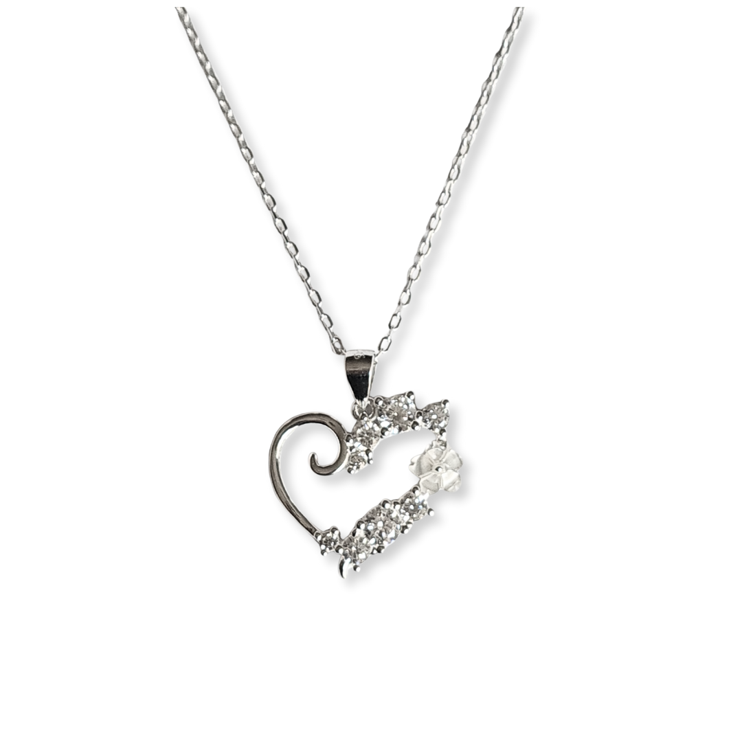 Collar de Plata 925 con colgante de corazón