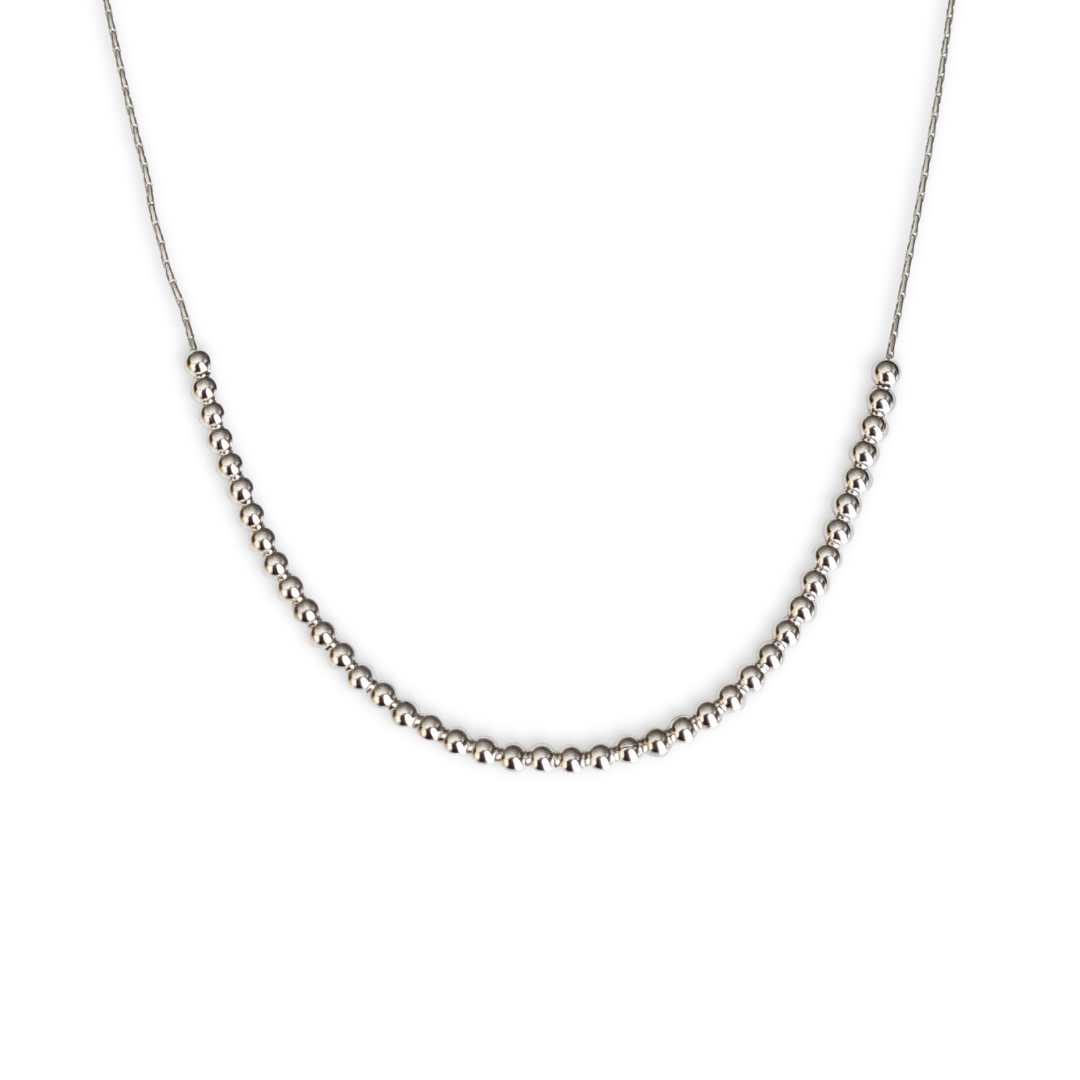 Collar de cuentas de Plata 925