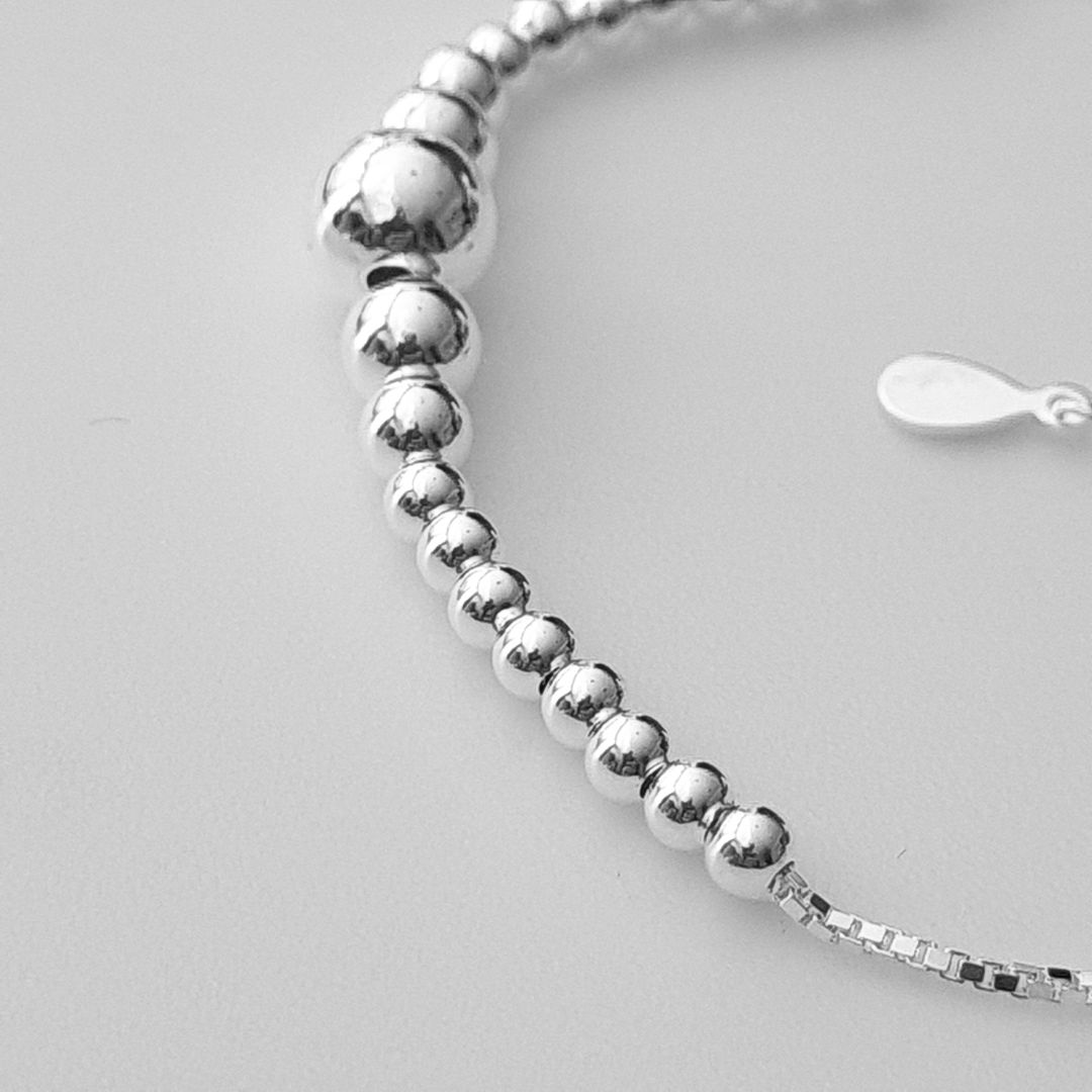 Pulsera de Plata 925 con cuentas