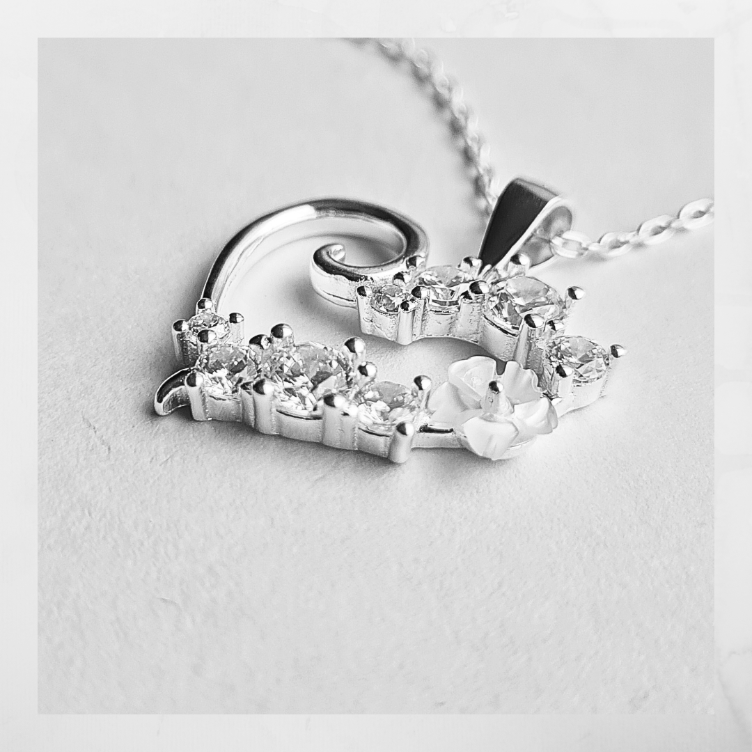 Collar de Plata 925 con colgante de corazón