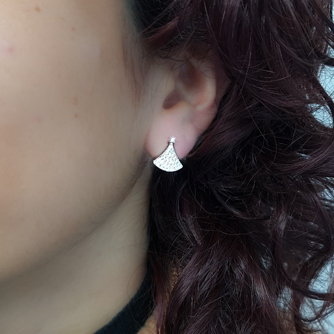 Pendientes de Plata 925 con circonios