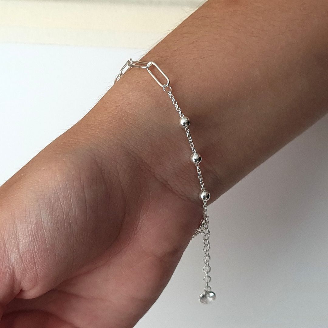 Pulsera de cadena de Plata 925