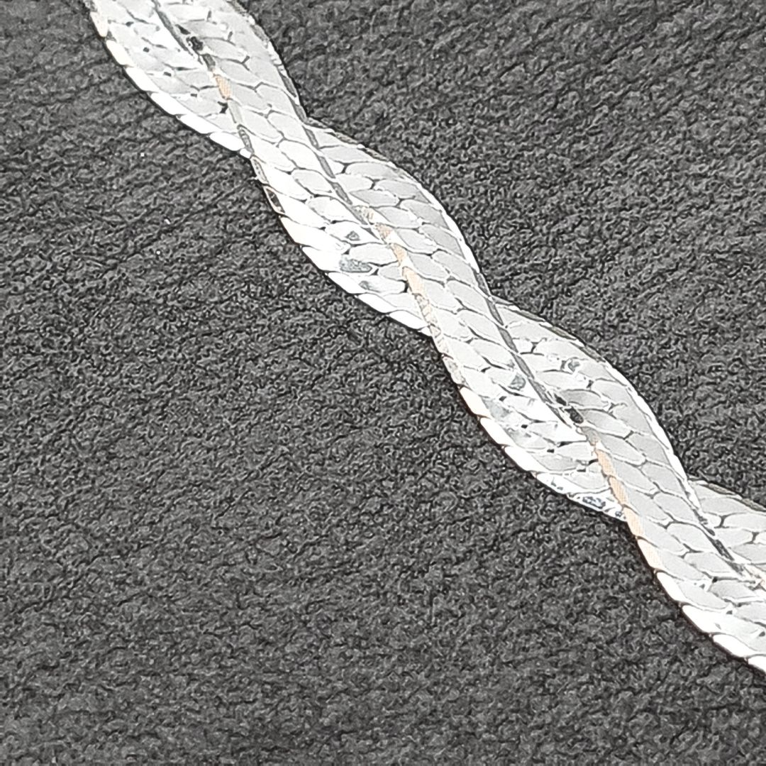 Pulsera de Plata 925 trenzada