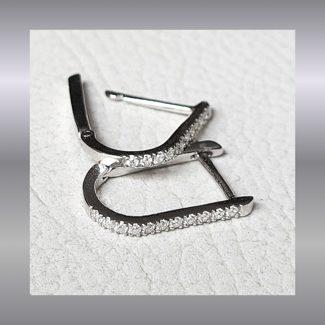 Pendientes de Plata 925 con circones