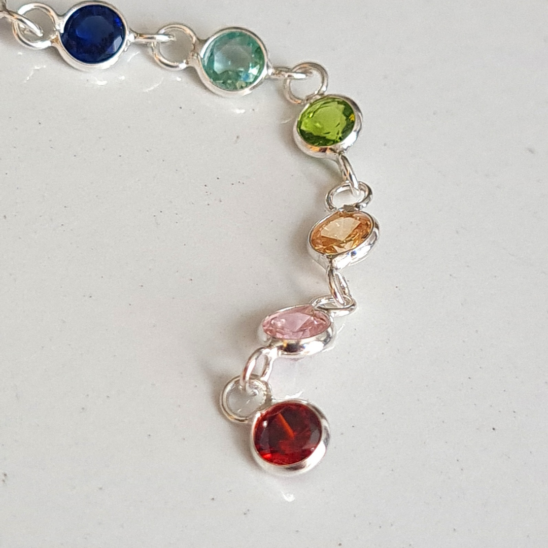 Collar de Plata 925 de chacras