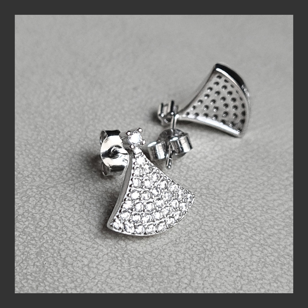 Pendientes de Plata 925 con circonios