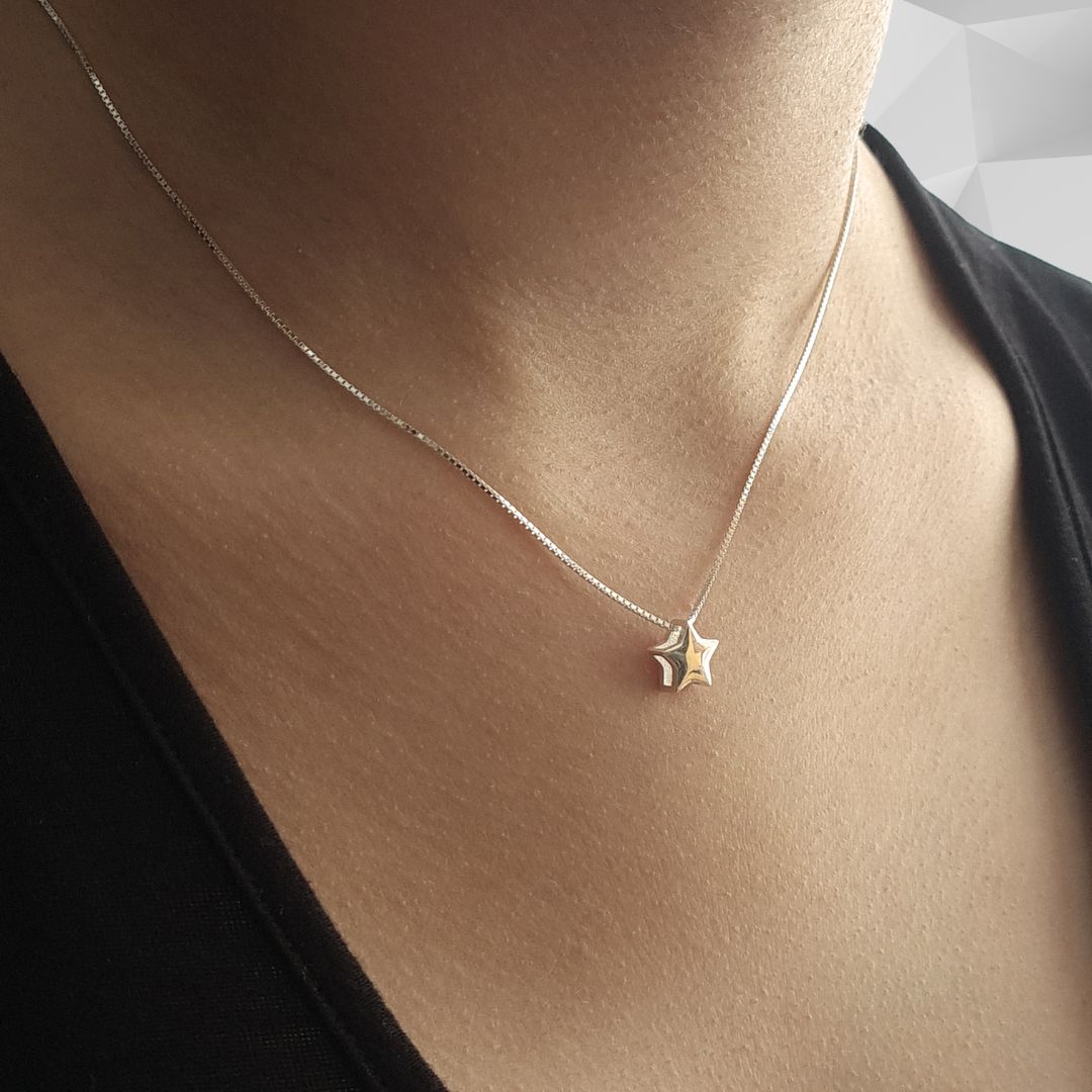 Collar estrella Plata 925